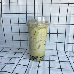 นมชาเขียวลาวา