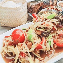 ตำไทย+ปู