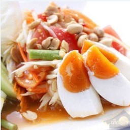 ตำไทยไข่เค็ม