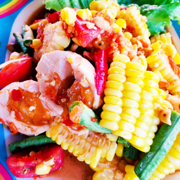 ข้าวโพดไข่เค็ม
