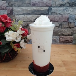 นมสดปั่นสตอเบอรี่