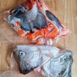 หัวปลาสด+โครง