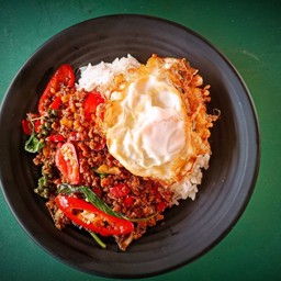 ข้าวขี้เมาหมูไข่ดาว