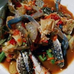 ตำปูม้า กุ้งสด