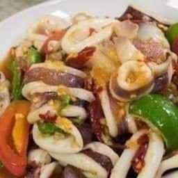 ตำปลาหมึก