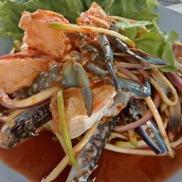 ยำมะม่วงปูม้า