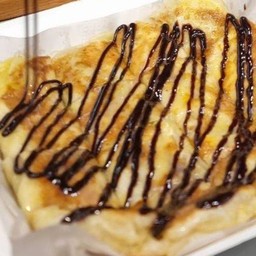 โรตีไข่กล้วยหอมช็อคโกแลต