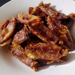 ปลาหมึกแห้งทอด