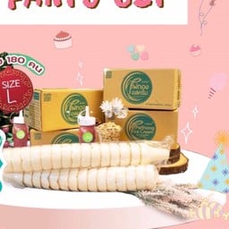 Party set Lไอติม2.2กก.4กล่อง+ซอสช็อคโกแลตใหญ่1+ซอสสตรอเบอรี่ใหญ่1+โคนลิลลี่90ชิ้น+ถั่วลิสงครึ่งกก.