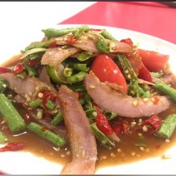 ตำถั่วคอหมูย่าง