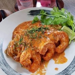 สปาเก็ตตี้ต้มยำมันกุ้ง