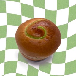 ปังกลมสังขยาใบเตย