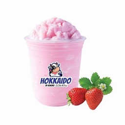 นมฮอกไกโดปั่นสตรอเบอร์ลี่