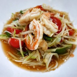 ตำไทยกุ้งสุก