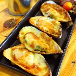 หอยแมลงภู่อบชีส