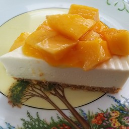 มะม่วงชีสเค้ก  Mango cheesecake