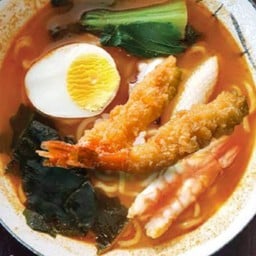 ราเมงต้มยำกุ้งทอด