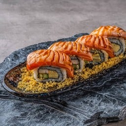 61) โรลแซลมอนย่างเทอริยากิครั้นชี่