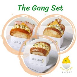 The Gang Set MrEgg  Miss Egg  Bacon Egg