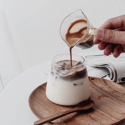 Iced Coffee Latte- Milky Coffee( Shot of Coffee+Steam Milk)