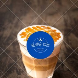 Hot คาราเมล มัคคีอาโต้ร้อน