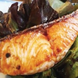 สลัดแซลมอนย่าง