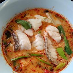 ต้มยำปลาเก๋าน้ำข้น