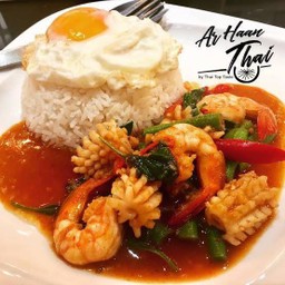 ข้าวราดพริกเผาทะเล