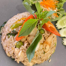 ข้าวผัดแกงเขียวหวาน