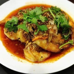 กุ้งผัดพริกเผา(เล็ก)