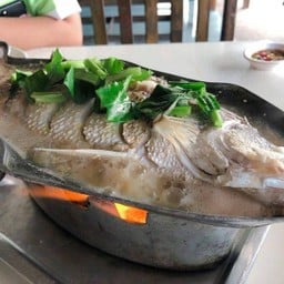 ปลากะพงนึ่งมะนาว