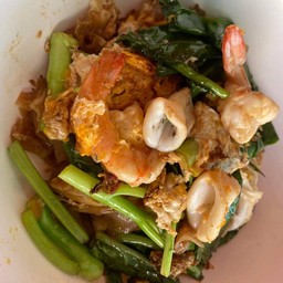 ผัดซีอิ้วทะเล(เส้นใหญ่)