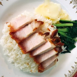 ข้าวหมูกรอบ