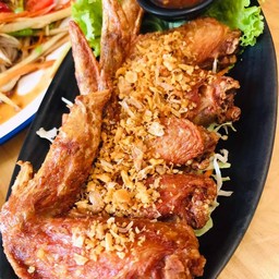 ปีกไก่ทอดเกลือ