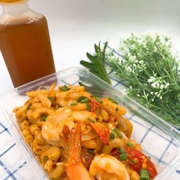 มักกะโรนีกุ้ง