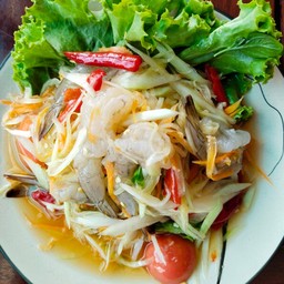 ตำไทยกุ้งสด