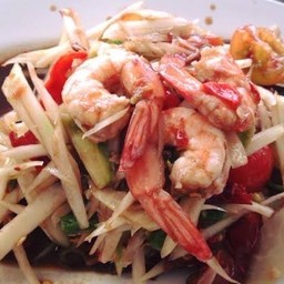 ตำกุ้งสุก