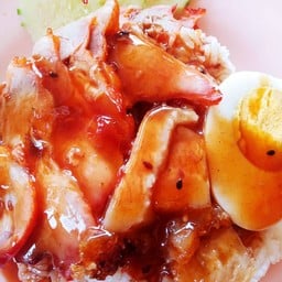 ข้าวหมูแดง+หมูกรอบ