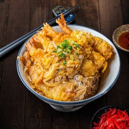 78) ข้าวหน้ากุ้งเทมปุระโทจิด้ง Size M