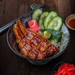 79) ข้าวหน้าปลาไหลย่าง