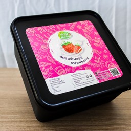 ไอศกรีมขนาด 2 ลิตร รสสตรอเบอร์รี่