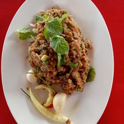 ลาบปลาดุก(สำเร็จ)