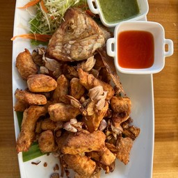 ทับทิมทอดกระเทียม