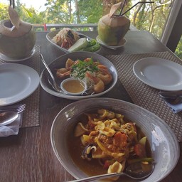 Local dishes with a view