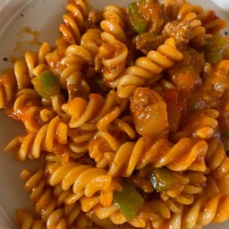 พาสต้าเนื้อ(beef  pasta)
