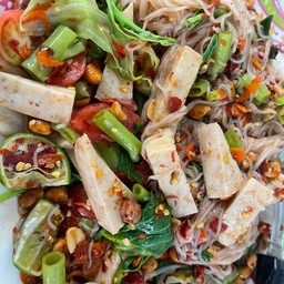 ตำซั่วบีบสด หมูยอ