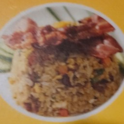 ข้าวผัดเบคอนแฮม