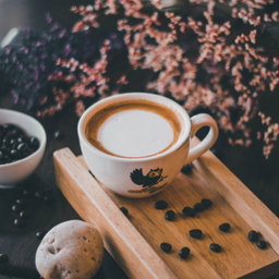 Hot Caramel latte (Take away)