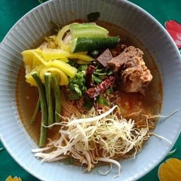 ร้านลาบภูกามยาว แม่โจ้