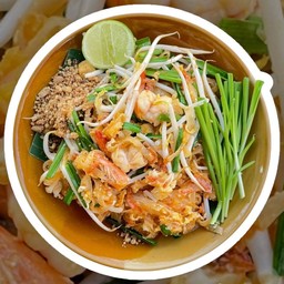 ผัดไทกุ้งสด